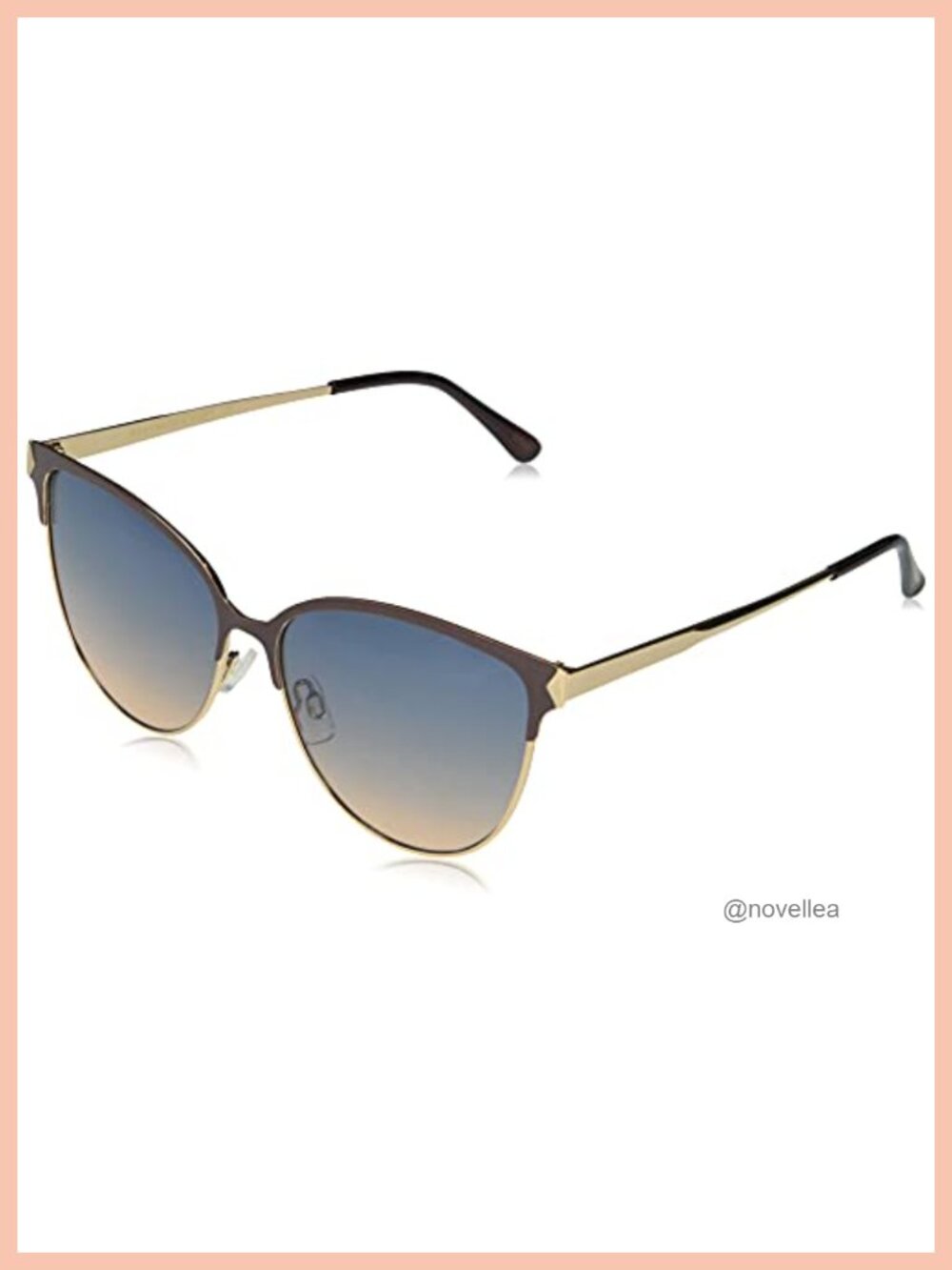 Retro Metal Cat Eye Sunglasses UV400 Protection Women